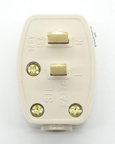 Clipsal type pin 12v plug - w4, clipsal-type