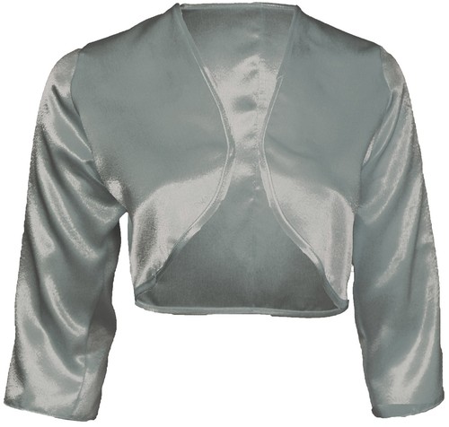 Dressy satin bolero - satin, top