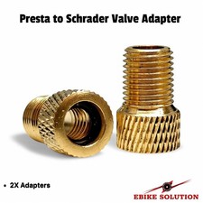2 x Presta To Schrader Valve