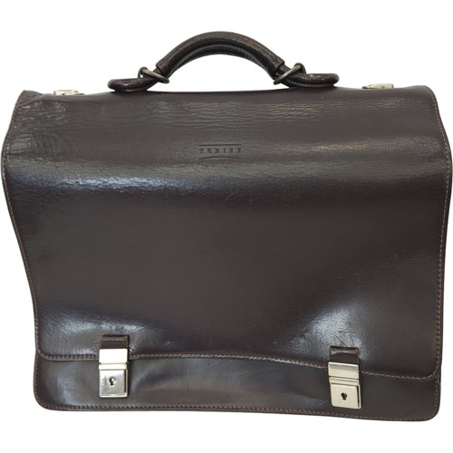 Texier leather briefcase - leather,