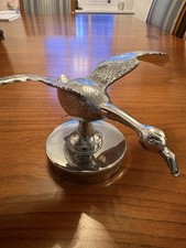 Vintage Chrome Flying Goose