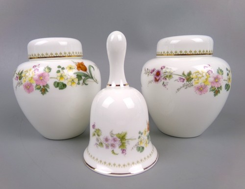 Wedgwood mirabelle ginger jars - wedgwood,