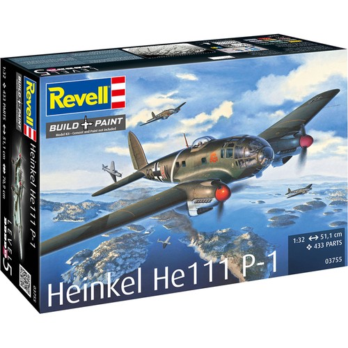 Revell heinkel 111p 1 - heinkel, 1:32