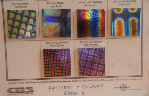 Dichroic glass samples - dichroic,