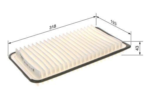 Bosch air filter - air, toyota