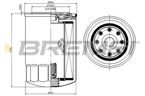 Oil filter fits - oil, for