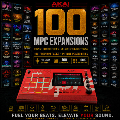 100 mpc akai expansion - 100, packs