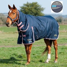 GALLOP TROJAN DURAPROOF 50g WATERPROOF TURNOUT HORSE RUG Light Weight Full Neck