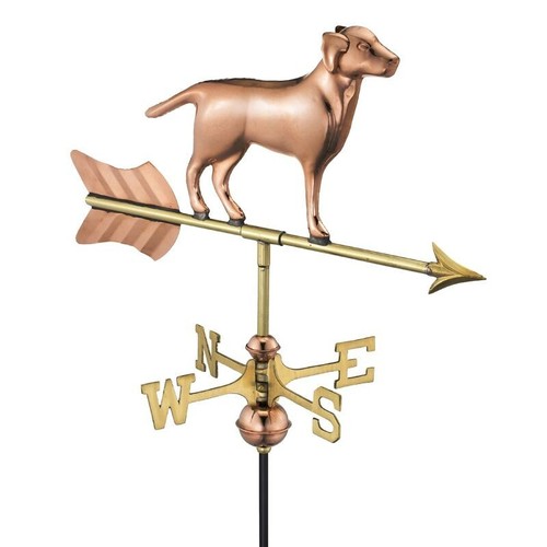 Labrador copper weathervane - copper,