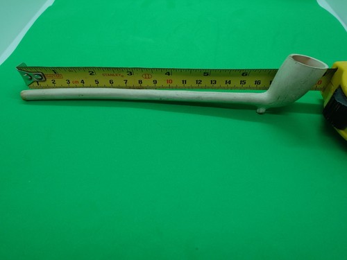 Antique vintage clay pipe - clay,