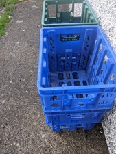 Milk Crates Durable Plastic