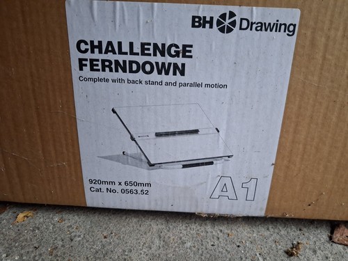 Drawing board and stand - and,