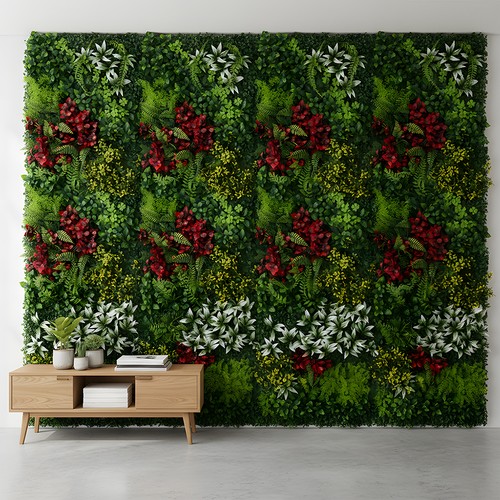 Large plant artificial mat - 1m,