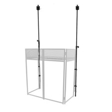 Ultimax DJ Booth Pole Kit with Top Hats for Combi Booth