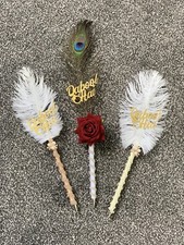 Luxury Nikkah Pen  | Feather Wedding Gifts | Qabool Hai Pen | Nikkah Pen