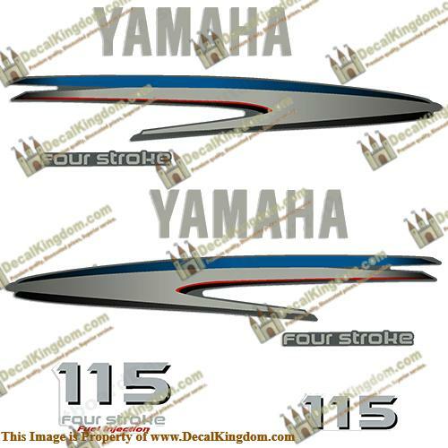 Yamaha 115hp outboard decal - yamaha,