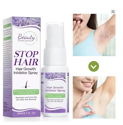 Hair growth inhibitor spray - hair,