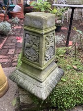 STONE GARDEN BIRD BATH BASE