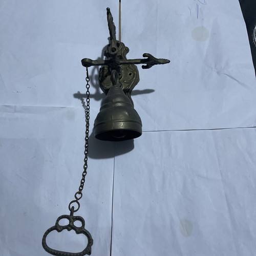 Vintage brass metal wall - /,