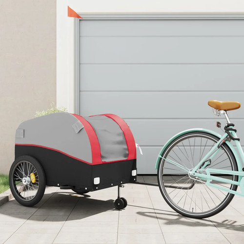 Walplus bike trailer black red - walplus,