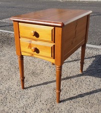 DUCAL PINE SIDE TABLE WITH 2