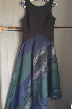 Coast Asym Midi Dress Sz 14