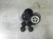 1/24 set Cragar Slot Mag Wheels Tires and Brake Discs diorama diecast UNPAINTED