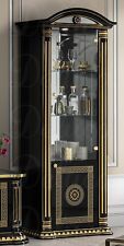 NEW Italian Display Cabinet - Black and Gold