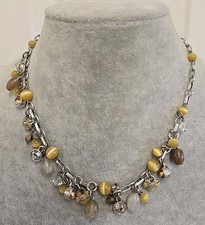 dyrberg kern Gemstone And Crystal Necklace