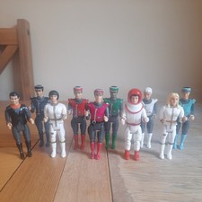 Set Captain Scarlet Vintage 1993 Matchbox 3.75" Figures In Excellent Condition.