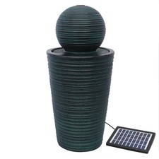 Water Feature Garden Fountain Solar Powered Outdoor Garden