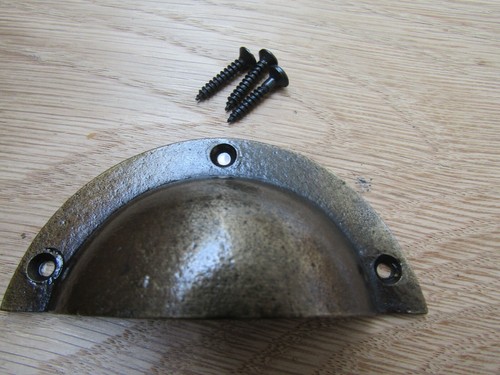 Antique brass cast iron - cast, cup