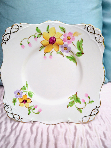 Tuscan square hand painted - tuscan,