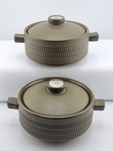 Denby chevron soup bowls - chevron,