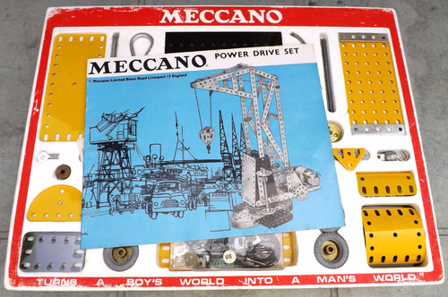 1970 meccano powerdrive set - meccano,