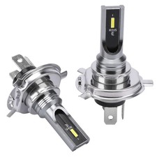 2Pcs H1 H3 H4 H7 LED Headlight