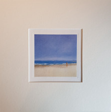 Lawrence Coulson "Sails in Haze" 30x30cm mounted Washington Green greetings card