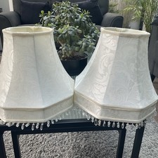 Vintage Pair Beaded Fabric
