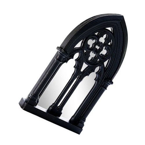 Black gothic irregular - black,