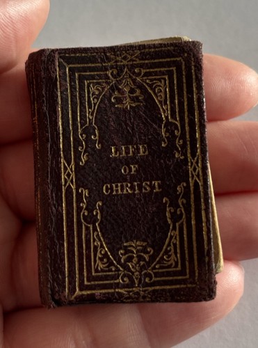 Life christ miniature book - life, of