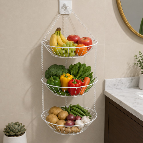 Tier hanging fruit basket - tier,