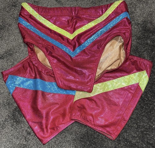 Ring worn pro wrestling trunks - ring,