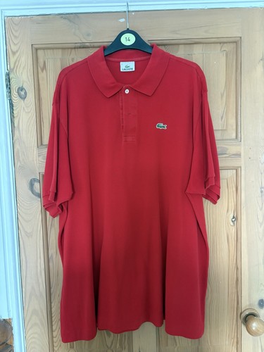 Lacoste men red solid - red,