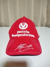 Ferrari Michael Schumacher F1 Embroidered Signature Cotton Satin Cap Used