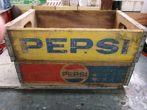 Pepsi cola natural wooden - natural, soda
