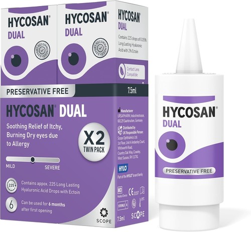 Hycosan dual eye care - care, drops