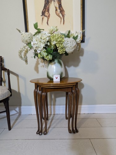 Walnut nest tables - walnut, queen