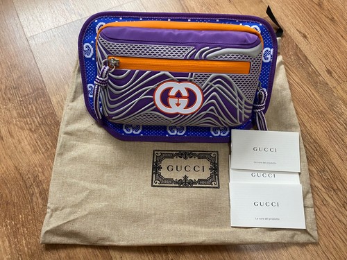 Original gucci nylon belt bag - gucci,