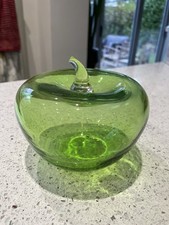 Glass apple style ornament