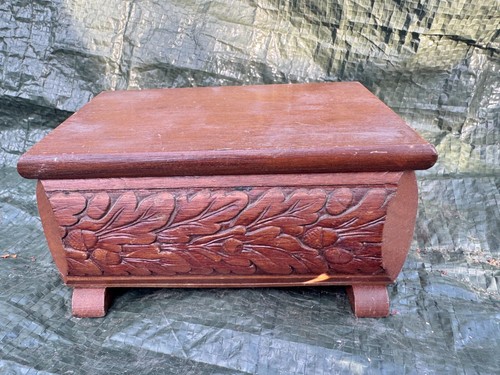 Vintage hand carved wooden - hand,